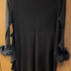 Elegant Black Long Sleeve Dress